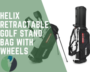 HELIX Retractable Golf Stand Bag with Wheels